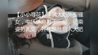 【小小寻花】丰满大奶外围骚女，中场休息再干一炮，骑乘姿势乳交，开档黑丝后入大肥臀