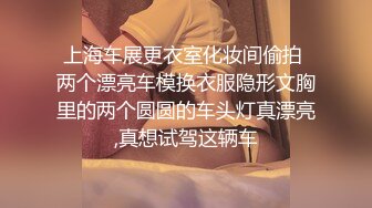 上海车展更衣室化妆间偷拍 两个漂亮车模换衣服隐形文胸里的两个圆圆的车头灯真漂亮,真想试驾这辆车