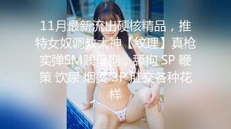 11月最新流出硬核精品，推特女奴调教大神【纹理】真枪实弹SM贱母狗，舔狗 SP 鞭策 饮尿 烟烫 3P 肛交各种花样