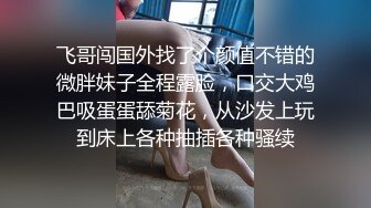 飞哥闯国外找了个颜值不错的微胖妹子全程露脸，口交大鸡巴吸蛋蛋舔菊花，从沙发上玩到床上各种抽插各种骚续