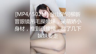 [MP4/ 502M] 金山角问柳新晋眼镜吊毛操嫩妹，呆萌娇小身材，推到直接操，怼了几下妹妹要走