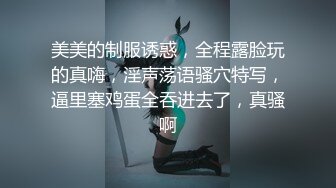 美美的制服诱惑，全程露脸玩的真嗨，淫声荡语骚穴特写，逼里塞鸡蛋全吞进去了，真骚啊