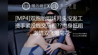 [MP4]双胞胎姐妹月头没发工资手紧没钱交房租??肉身抵租，激情双飞爆菊花