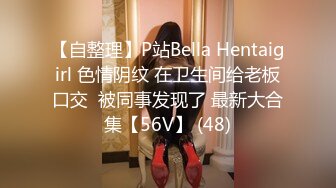 【自整理】P站Bella Hentaigirl 色情阴纹 在卫生间给老板口交  被同事发现了 最新大合集【56V】 (48)