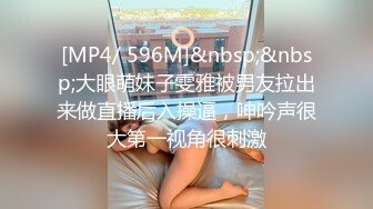 [MP4/ 596M]&nbsp;&nbsp;大眼萌妹子雯雅被男友拉出来做直播后入操逼，呻吟声很大第一视角很刺激