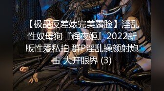 【极品反差婊完美露脸】淫乱性奴母狗『辉夜姬』2022新版性爱私拍 群P淫乱操颜射炮击 大开眼界 (3)