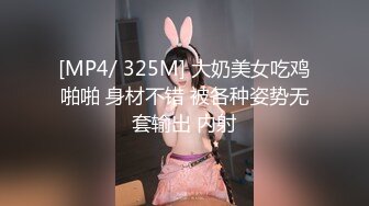 [MP4/ 325M] 大奶美女吃鸡啪啪 身材不错 被各种姿势无套输出 内射