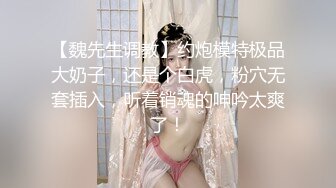 【魏先生调教】约炮模特极品大奶子，还是个白虎，粉穴无套插入，听着销魂的呻吟太爽了！