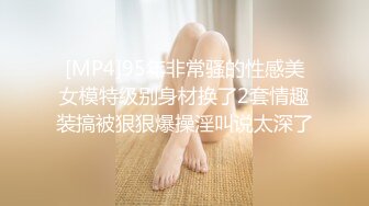 [MP4]95年非常骚的性感美女模特级别身材换了2套情趣装搞被狠狠爆操淫叫说太深了