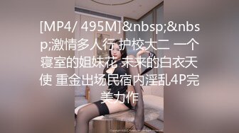 [MP4/ 495M]&nbsp;&nbsp;激情多人行 护校大二 一个寝室的姐妹花 未来的白衣天使 重金出场民宿内淫乱4P完美力作