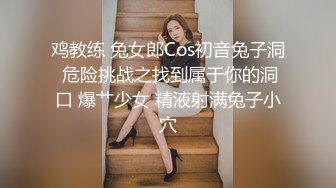 鸡教练 兔女郎Cos初音兔子洞 危险挑战之找到属于你的洞口 爆艹少女 精液射满兔子小穴