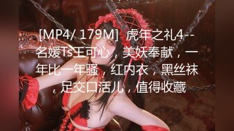 [MP4/ 179M]  虎年之礼4--名媛Ts王可心，美妖奉献，一年比一年骚，红内衣，黑丝袜，足交口活儿，值得收藏