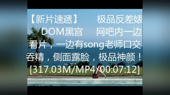 【新片速遞】 ❤️极品反差婊❤️DOM黑宫❤️网吧内一边看片，一边有song老师口交吞精，侧面露脸，极品神颜！[317.03M/MP4/00:07:12]