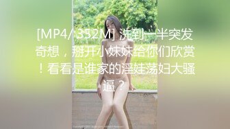 [MP4/ 352M] 洗到一半突发奇想，掰开小妹妹给你们欣赏！看看是谁家的淫娃荡妇大骚逼？